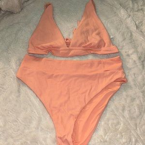 Aerie high waisted bikini set